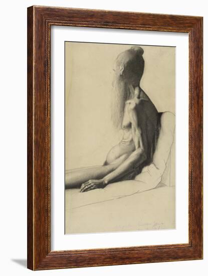 An Indian Man, c.1878-9-Georges Pierre Seurat-Framed Giclee Print