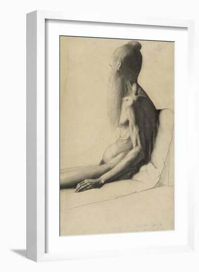 An Indian Man, c.1878-9-Georges Pierre Seurat-Framed Giclee Print