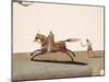 An Indian Noble Riding a Horse with an Attendant Behind, from Thanjavur, India-null-Mounted Giclee Print