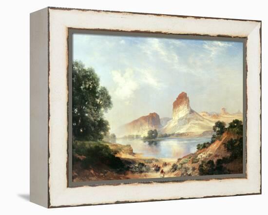 An Indian Paradise-Thomas Moran-Framed Stretched Canvas