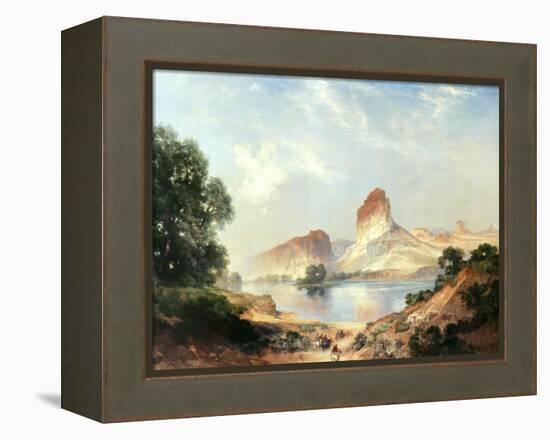 An Indian Paradise-Thomas Moran-Framed Stretched Canvas