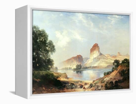 An Indian Paradise-Thomas Moran-Framed Stretched Canvas