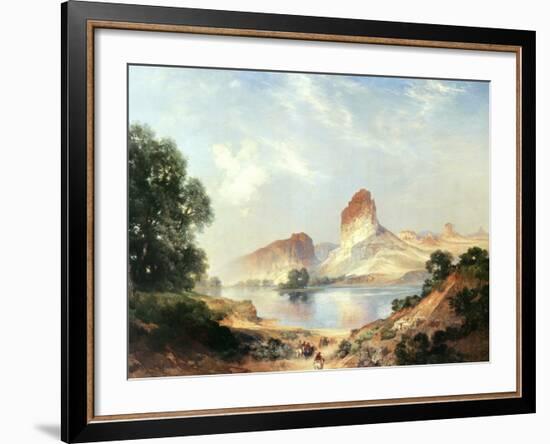 An Indian Paradise-Thomas Moran-Framed Premium Giclee Print