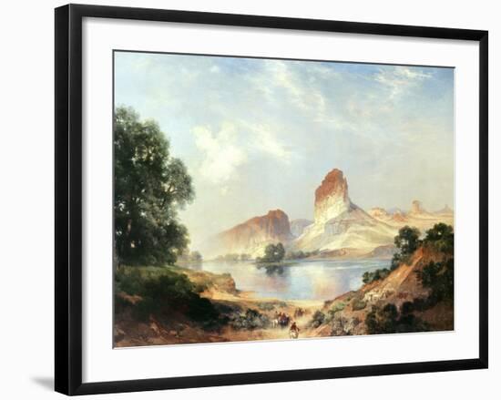 An Indian Paradise-Thomas Moran-Framed Premium Giclee Print