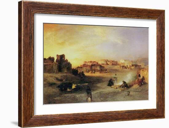 An Indian Pueblo, 1905-Thomas Moran-Framed Giclee Print