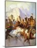 An Indian War Party, 1925-Newell Convers Wyeth-Mounted Giclee Print