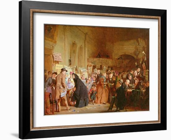 An Infant Orphan Election at the London Tavern, 1865-George Elgar Hicks-Framed Giclee Print