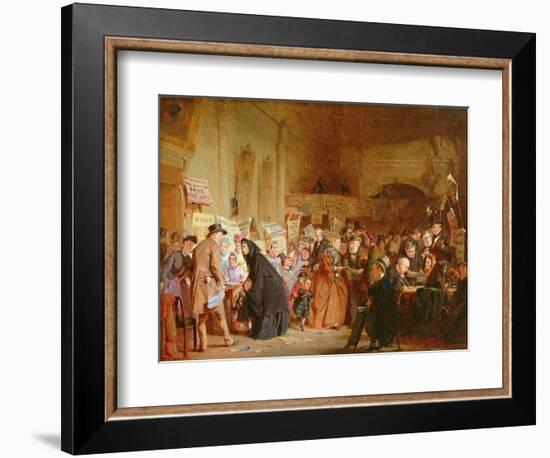 An Infant Orphan Election at the London Tavern, 1865-George Elgar Hicks-Framed Giclee Print