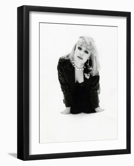 An Intense Portrait of Raffaella Carra-null-Framed Photographic Print