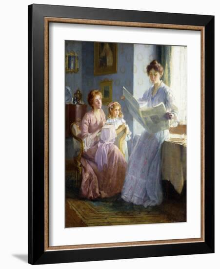 An Interesting Story-Francis Coates Jones-Framed Giclee Print