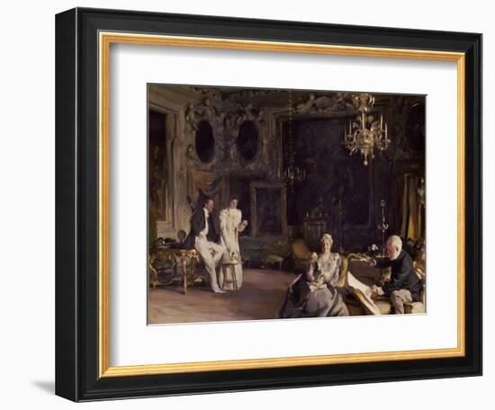 An Interior in Venice, 1899-John Singer Sargent-Framed Giclee Print