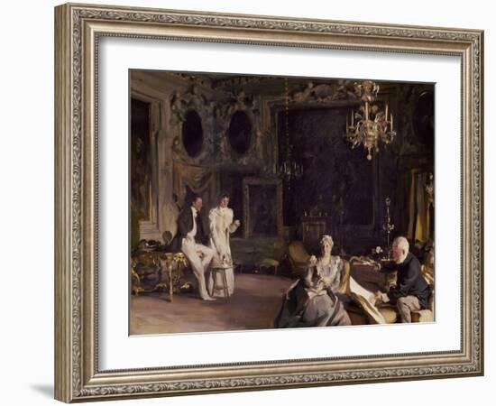 An Interior in Venice, 1899-John Singer Sargent-Framed Giclee Print