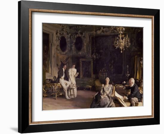 An Interior in Venice, 1899-John Singer Sargent-Framed Giclee Print