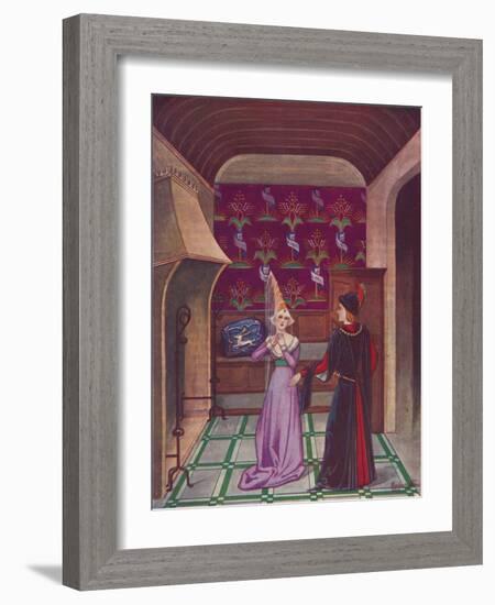 'An Interior. Late Fifteenth Century', 1926-Herbert Norris-Framed Giclee Print