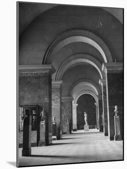 An Interior View of the Louvre Museum-Ed Clark-Mounted Photographic Print
