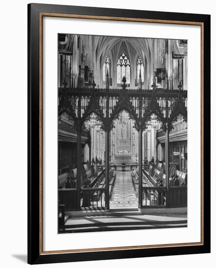 An Interior View of the National Cathedral-null-Framed Photographic Print