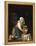 An Interior with a Maid Cleaning Pots-Gabriel Metsu-Framed Premier Image Canvas