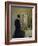 An Interior with a Woman at a Table-Carl Holsoe-Framed Giclee Print