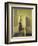 An Interior with a Woman, Painted in 1913-Vilhelm Hammershoi-Framed Giclee Print