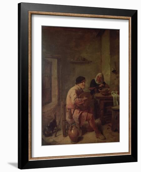 An Interior with Figures-Adriaen Brouwer-Framed Giclee Print