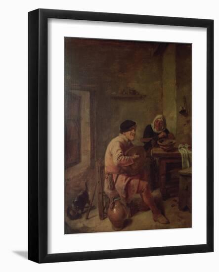 An Interior with Figures-Adriaen Brouwer-Framed Giclee Print