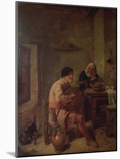 An Interior with Figures-Adriaen Brouwer-Mounted Giclee Print