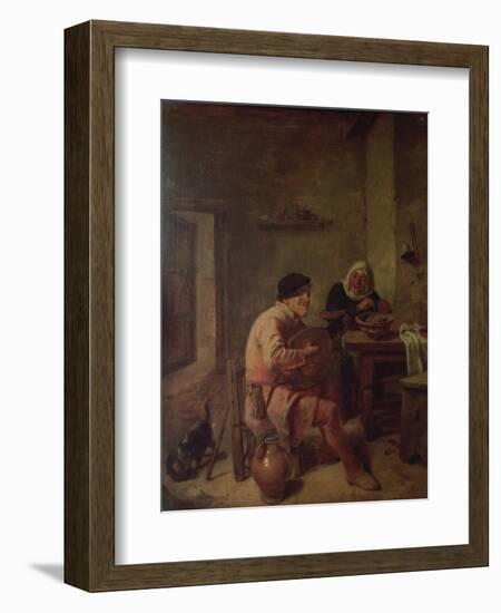 An Interior with Figures-Adriaen Brouwer-Framed Giclee Print