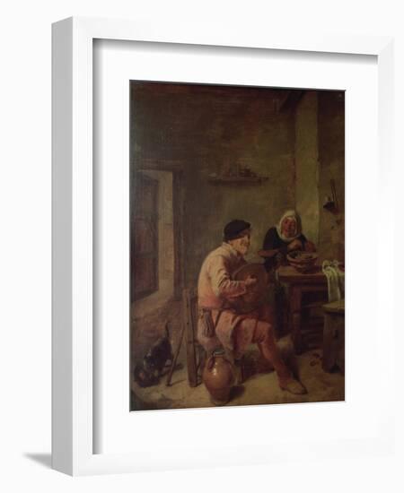 An Interior with Figures-Adriaen Brouwer-Framed Giclee Print