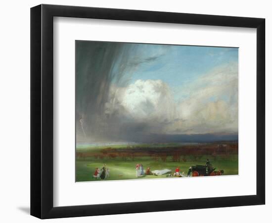 An Interrupted Picnic, 1901-Charles Sims-Framed Giclee Print