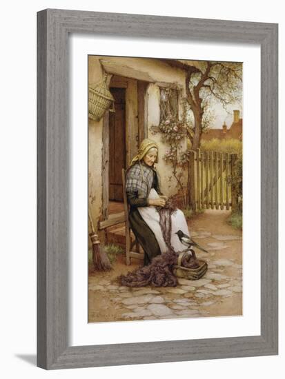 An Interruption-Charles Edward Wilson-Framed Giclee Print