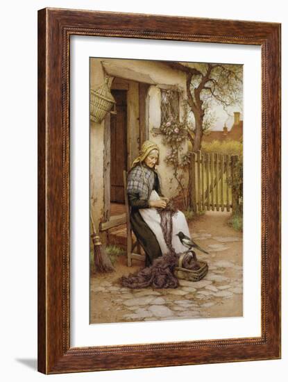 An Interruption-Charles Edward Wilson-Framed Giclee Print