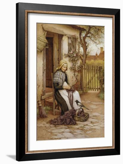 An Interruption-Charles Edward Wilson-Framed Giclee Print