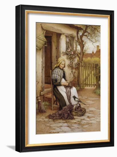 An Interruption-Charles Edward Wilson-Framed Giclee Print