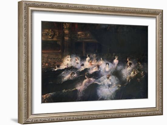 An Interval at the Opera-Georges Clairin-Framed Giclee Print