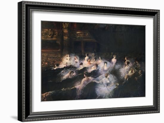 An Interval at the Opera-Georges Clairin-Framed Giclee Print