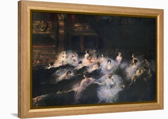 An Interval at the Opera-Georges Clairin-Framed Premier Image Canvas