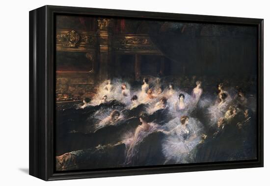 An Interval at the Opera-Georges Clairin-Framed Premier Image Canvas