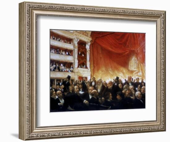 An Interval with the Comedie Francaise, 1886-Edouard Joseph Dantan-Framed Giclee Print