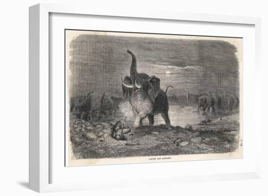 An Intrepid Hunter Takes-Gustave Doré-Framed Art Print