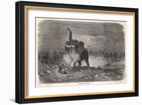 An Intrepid Hunter Takes-Gustave Doré-Framed Art Print