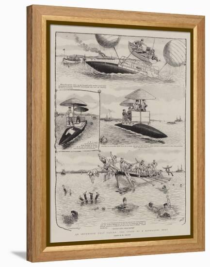 An Invention That Failed, the Story of a Submarine Boat-William Ralston-Framed Premier Image Canvas