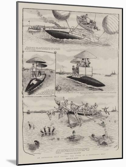 An Invention That Failed, the Story of a Submarine Boat-William Ralston-Mounted Giclee Print