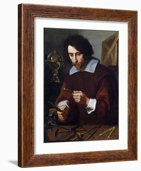 An Inventor of Mathematical Instruments-Pietro Paolini-Framed Giclee Print