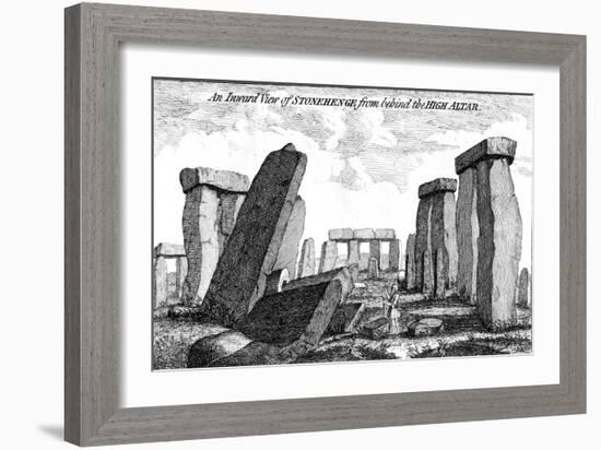 An Inward View of Stonehenge from Behind the High Altar, 1760-null-Framed Giclee Print