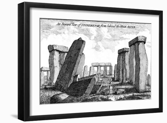 An Inward View of Stonehenge from Behind the High Altar, 1760-null-Framed Giclee Print
