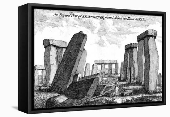 An Inward View of Stonehenge from Behind the High Altar, 1760-null-Framed Premier Image Canvas