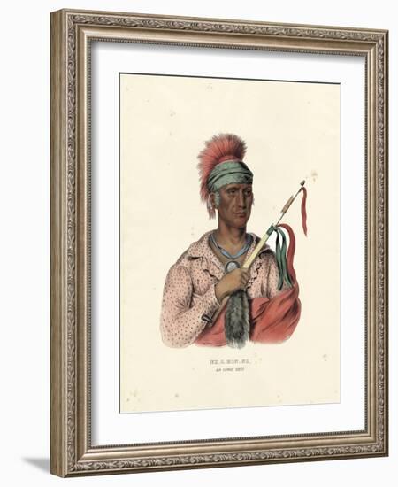 An Ioway Chief-McKenney & Hall-Framed Art Print