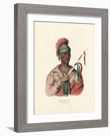 An Ioway Chief-McKenney & Hall-Framed Art Print