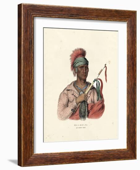 An Ioway Chief-McKenney & Hall-Framed Art Print