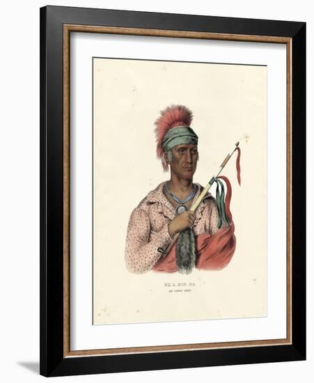 An Ioway Chief-McKenney & Hall-Framed Art Print